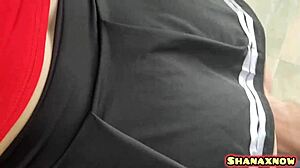 Shy Shanaxnow in Pigtails Fingers Her Tight Pussy