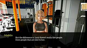 group of brunette teen amateurs with big tits play game alongside blonde milf redhead in homemade setting