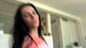 oh wow this hot stepmom forgot to put on panties before bed and now teasing with big tits 😏