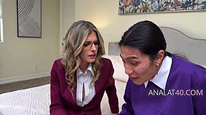 I mean, I'm totally behind my stepmom's online whore gig - Cory Chase and Donatello Devine.