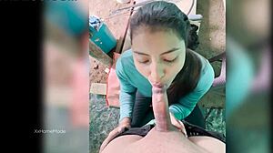 omg 😈 this young 18+ colombian farm woman milks my cock after i paid her for it