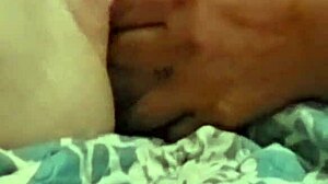 After Parting She Experiences Double Penetration with Huge Insertions Spreading Wet Pussy and Narrow Ass Gaping Wide