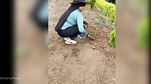 omg 😈 this young 18+ colombian farm woman milks my cock after i paid her for it