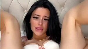 Slutty American exchange student, you think fingering yourself to squirting orgasm on webcam is hot?