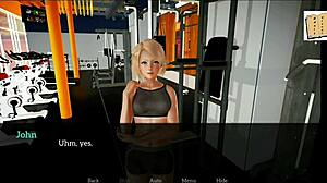 group of brunette teen amateurs with big tits play game alongside blonde milf redhead in homemade setting