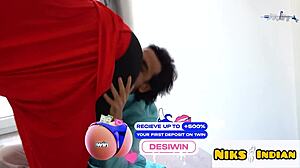 Hijabi Muslim Woman Cheats On Husband! Fucks Hindu Guy With Rough Anal And Pussy Licking!