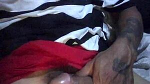 an old mature amateur guy with big monster cock masturbates solo outdoors in supermarket parking lot car