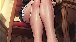 Intense facesitting farting feet fetish in bondage mummification