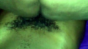 big ass ebony milf in lingerie bounces on cock then gets pounded homemade style