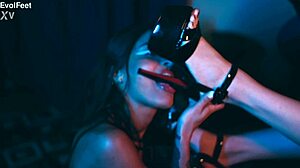 Every toe on these feet invites your tongue to lick and explore in submissive domination