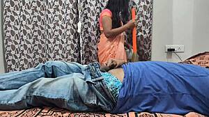 Village girl comes to Mumbai for work and gets intense sex from owner in this Indian creampie story