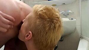 German prostitute milf whore sandra rimming ass licking and facefuck!