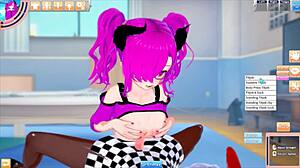 vtuber projekt toga dives into a steamy 3d encounter, making love passionately with femboy ami in this ladyboy narrative