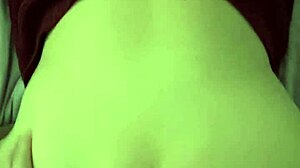 this big ass got him so hard that he fucked me rough in doggystyle and covered it with cum, but i had to tell him to slow down to make it last in this homemade pov session