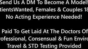 Freshman gets mandatory hitachi orgasm from nurse Jackie Banes in hospital with anal fingering spreading toys close up!