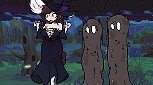 maeve explores public academy in outdoor cartoon adventure