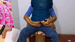 Cute anal cowgirl contrasts huge dildo in tiny hole leading to explosive orgasm