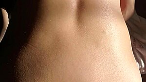 spying on brunette bathing guy in feminine clothing fucks her pear-shaped ass buries cock in anus busty big-ass latina