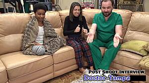 i tried out a foley catheter with dr tampa in latex gloves