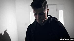 krissy lynn and horny lesbians shared a guy's big cock after hot kissing