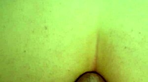 Blonde woman desires intense encounter with large partner from behind.