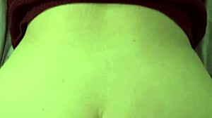 this big ass got him so hard that he fucked me rough in doggystyle and covered it with cum, but i had to tell him to slow down to make it last in this homemade pov session