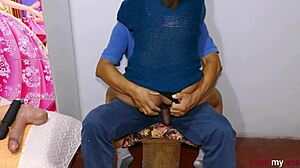 Cute anal cowgirl contrasts huge dildo in tiny hole leading to explosive orgasm