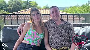 Coquette blonde magnifique enjoys intense encounters in european style