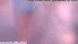 Skinny Brunette Latina Babe Flashes Hairy Pussy Under Wet Mini Skirt in Public