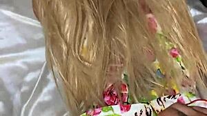 Amateur Latina Explores Anal With Sex Toy As Real Doll Fantasy In Outdoor Public Kitchen