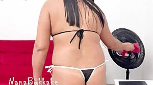 跨种族绿帽看着熟女吞下大鸡巴精液