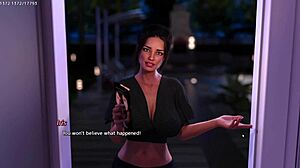 Stepson Encounters Baddies Stepmom and Stepsister in Stockings and Lingerie