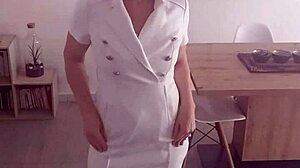 Wearing high heels stockings garter body, do I please you like this?