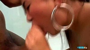 Thick Asian Hottie Big Ass Drilled BBC Bathroom