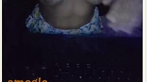 Tetona displays her big tits and boobs on webcam for viewers.