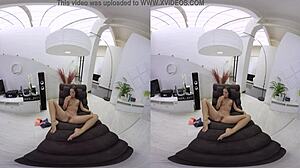 VRPornjack com relaxing time with Kristy in VR porn solo masturbation close-up
