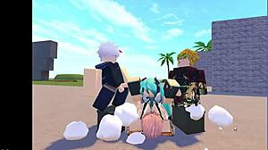 in the virtual world of roblox miku explores creative adventures with friends and fun challenges through group activities and exciting interactions