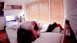 I Feel So Passionate Fucking My Pretty Asian Friend's Wife Hard in Doggystyle with Creampie in Her Tight Shaved Pussy