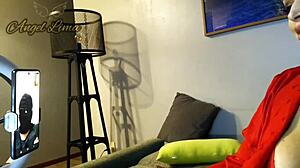 i feel so excited stripping with peruvian angel lima in her live scene