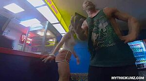 pawg daisy stone picks up a stranger for some quick fun in sneakers