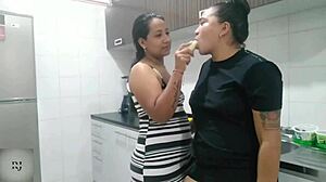 Colombian Amateur Lesbians Lick Ass And Mutual Masturbate With Cucumber In Homemade Fun