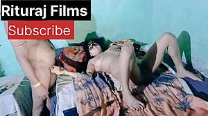 indian padosi bhabi gives blowjob then mouth fuck in doggystyle and missionary