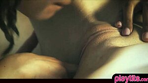 teen 18+ learns lesbian sex from ebony chick