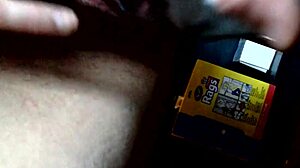 Wait is that my horny cousin using a bottle to finger her pussy and squirt everywhere?