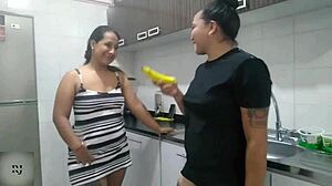 Colombian Amateur Lesbians Lick Ass And Mutual Masturbate With Cucumber In Homemade Fun