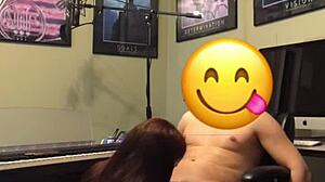 latina slut dances sexy for husband then gives hot wet blowjob and swallows cum - latinos puercos