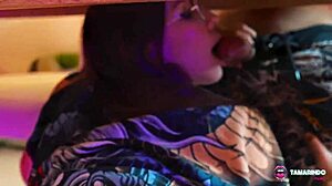 Me Masturbo Viendo A Mi Hermanastra Chorrear La Verga De Mi Mejor Amigo