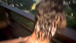 Skinny Nerd Teen Latina Orgasms Beautifully With Stepdad On Outdoor Balcony