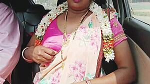 Indian Sexy Saree Bhabi Car Romance Telugu Dirty Talks