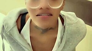 Teen Latina Jada Slim Engages in Piss Play and Sucks BBC